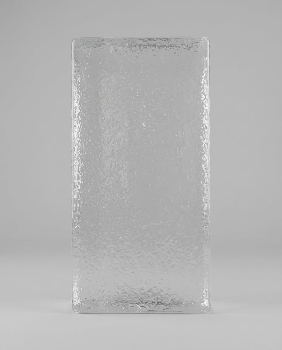 Solid Glass Brick – Orange Peel