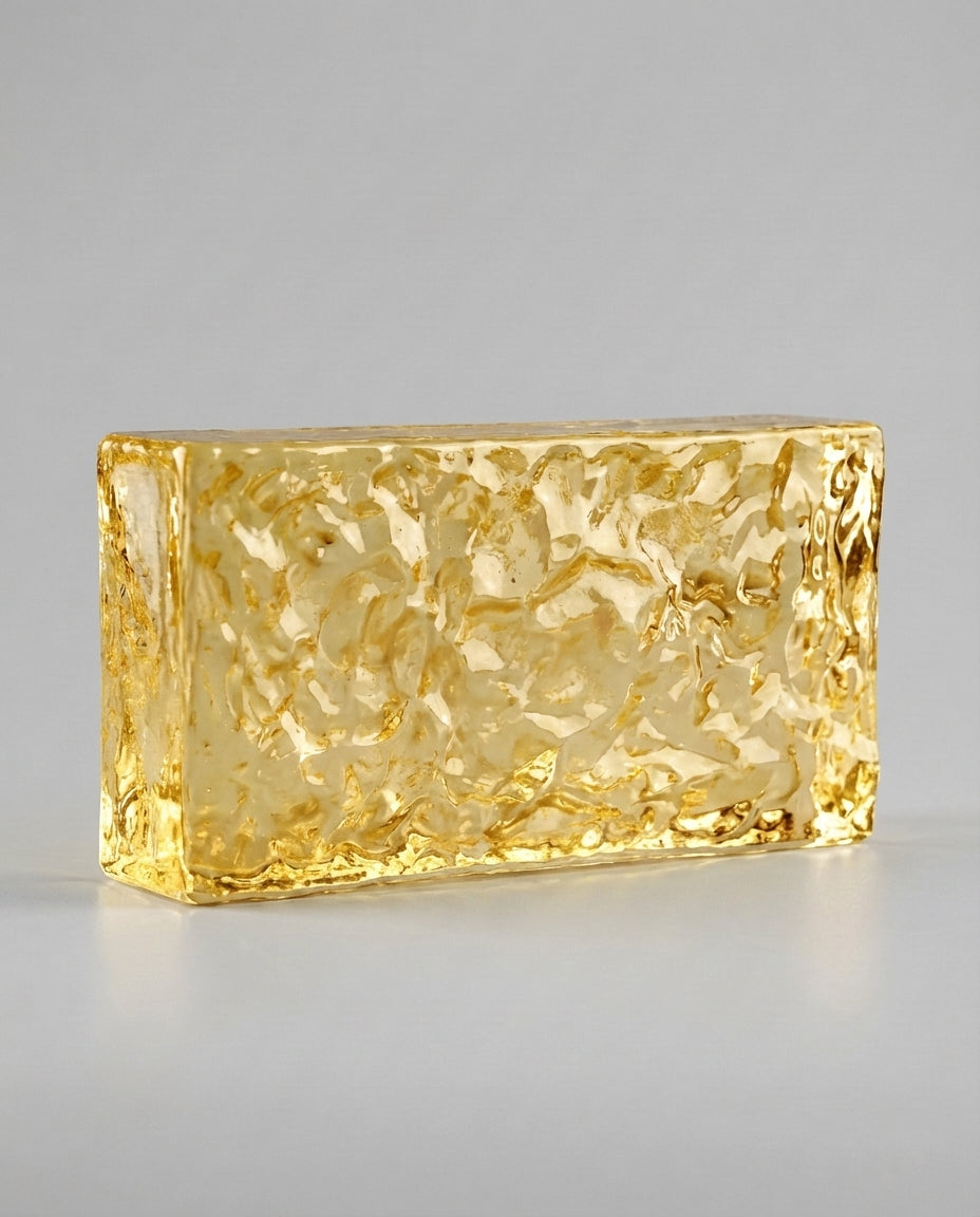 Solid Glass Brick – Ice Texture Colour