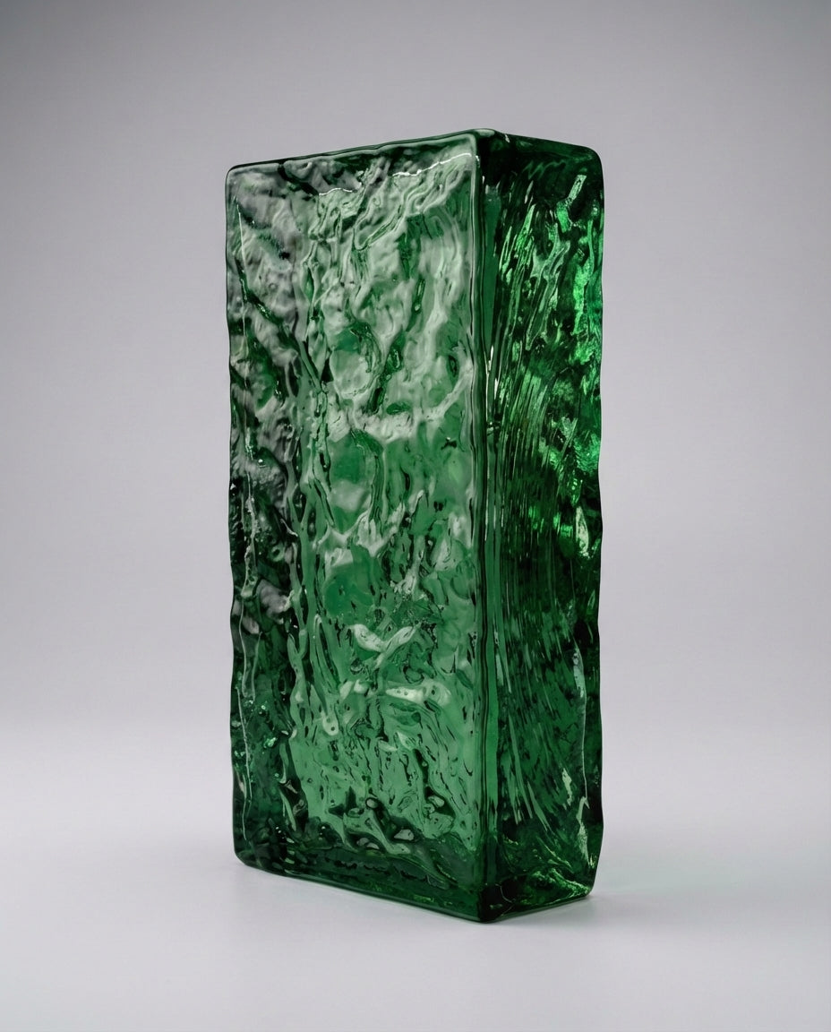 Solid Glass Brick – Ice Texture Colour