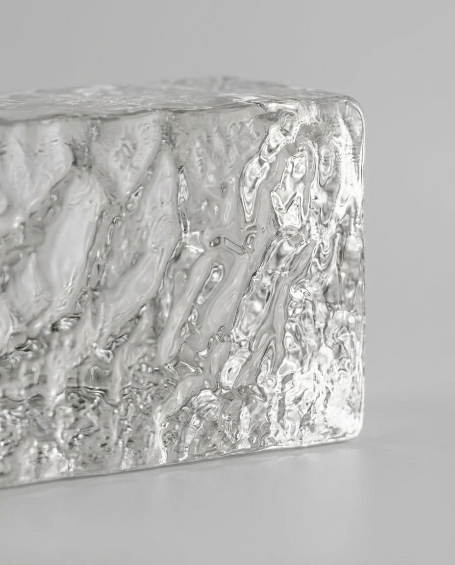 Solid Glass Brick – Ice Sides