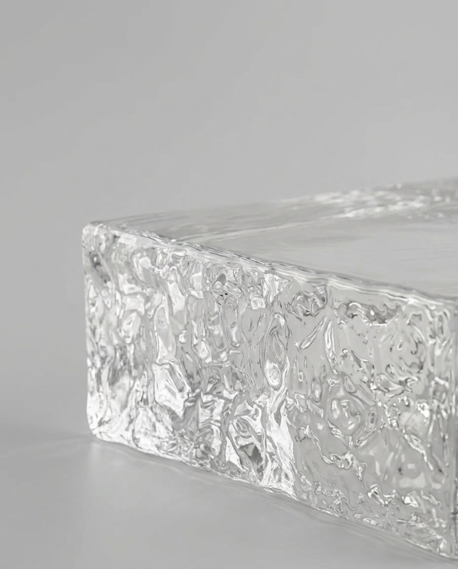 Solid Glass Brick – Ice Sides