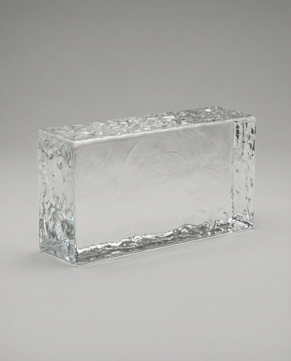 Solid Glass Brick – Ice Sides