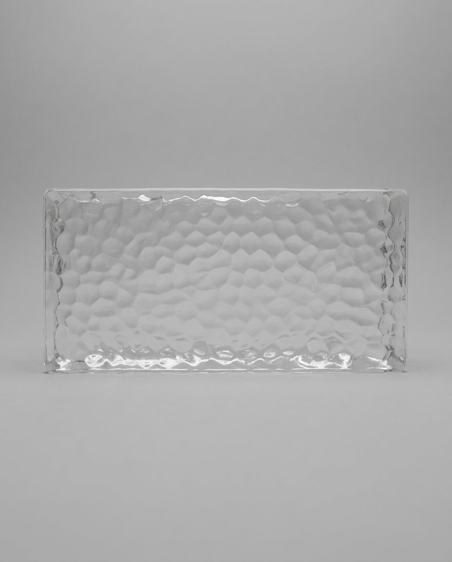 Solid Glass Brick – Honeycomb