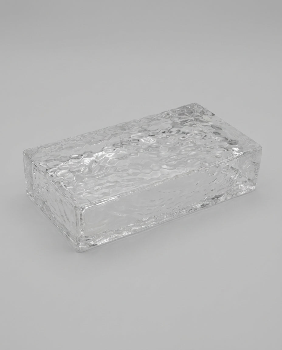 Solid Glass Brick – Honeycomb