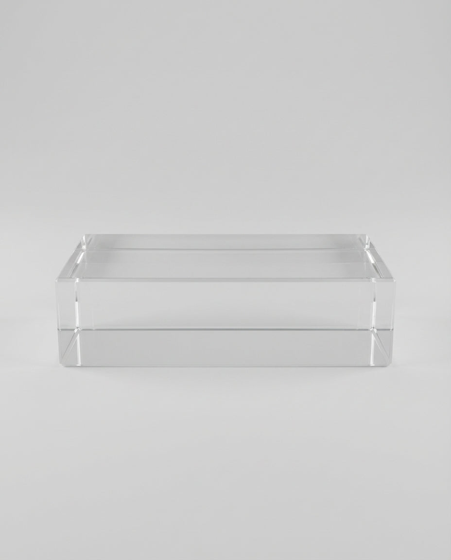 Solid Glass Brick – Crystal Clear
