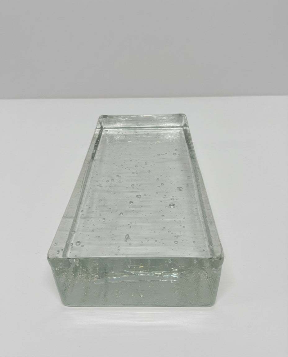 Solid Glass Brick – Bubbles