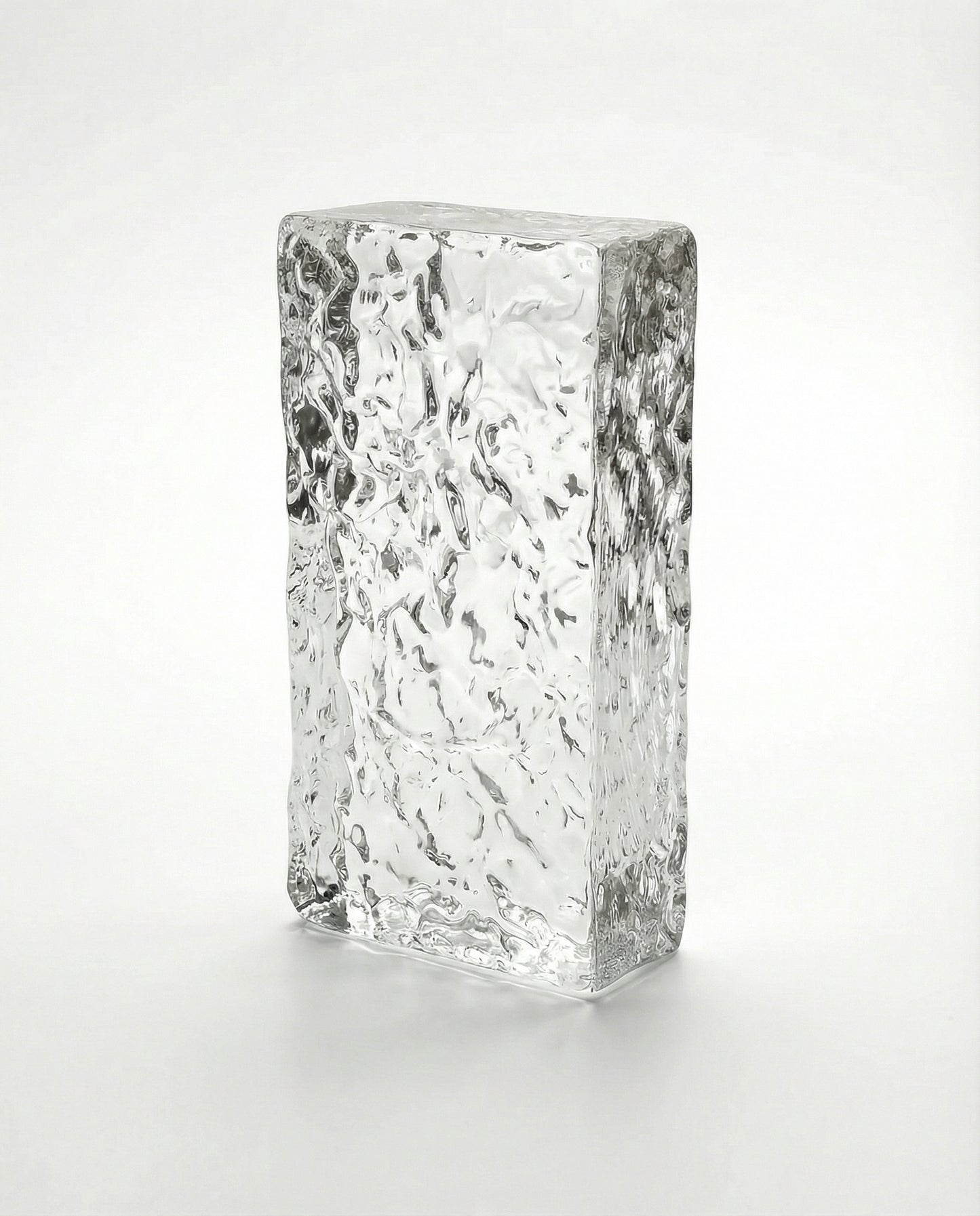 Solid glass brick – Ice texture