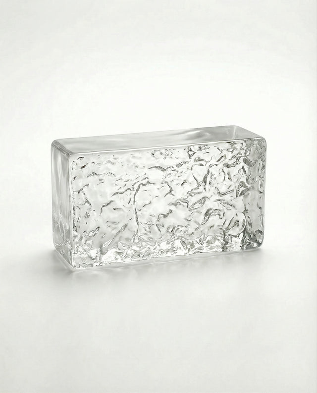 Solid glass brick – Ice texture
