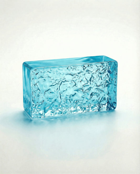 Ice Texture Glass Brick – Spray Color