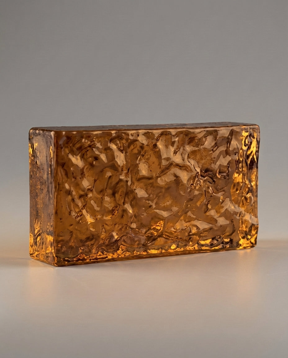 Solid Glass Brick – Ice Texture Colour