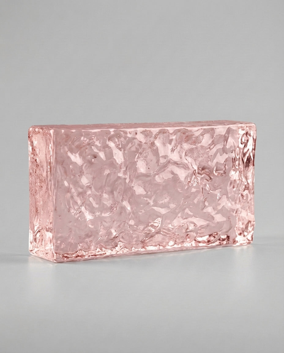 Solid Glass Brick – Ice Texture Colour