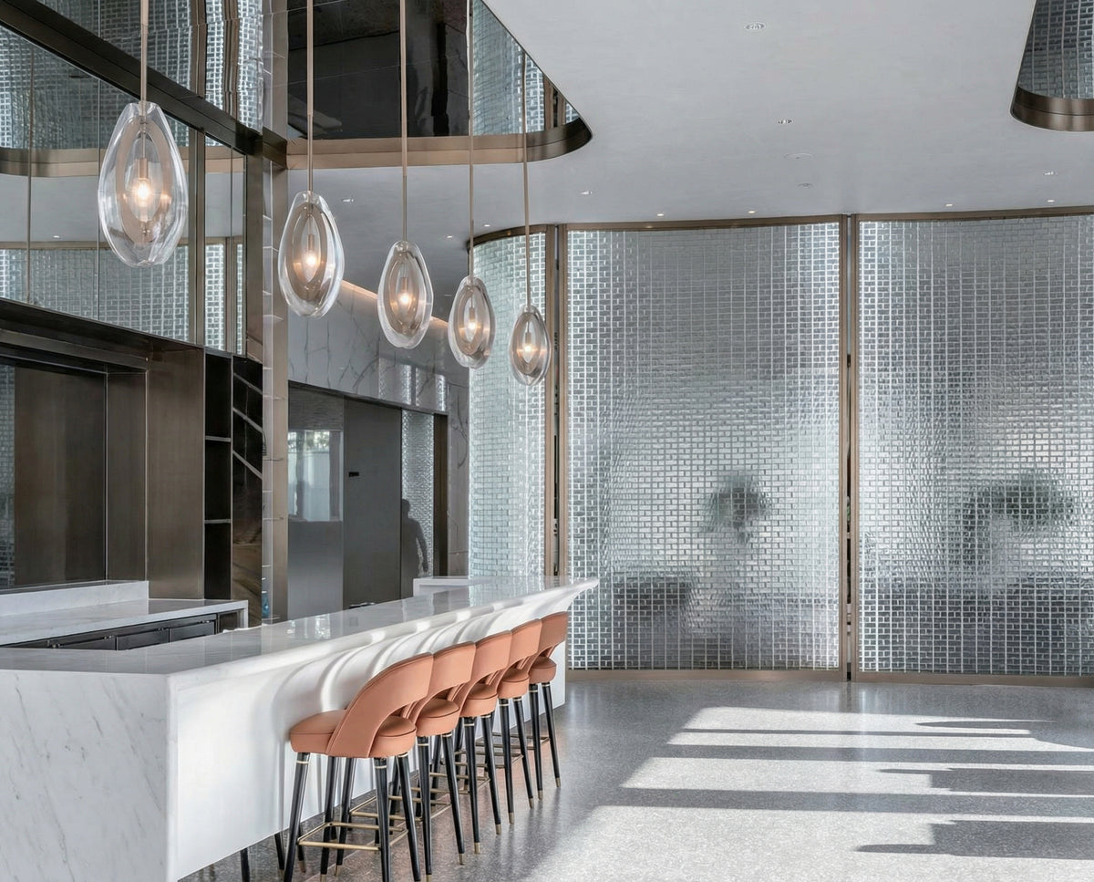 Solid glass brick – Ice texture