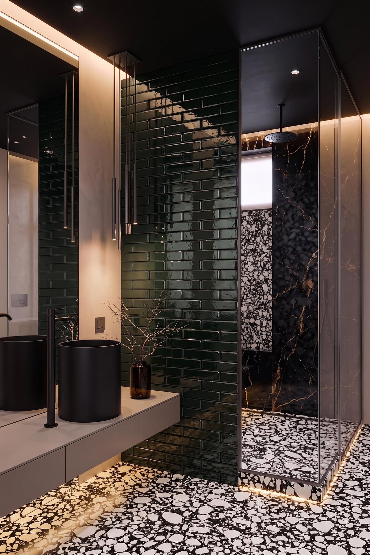 Solid Glass Brick – Transparent Grey