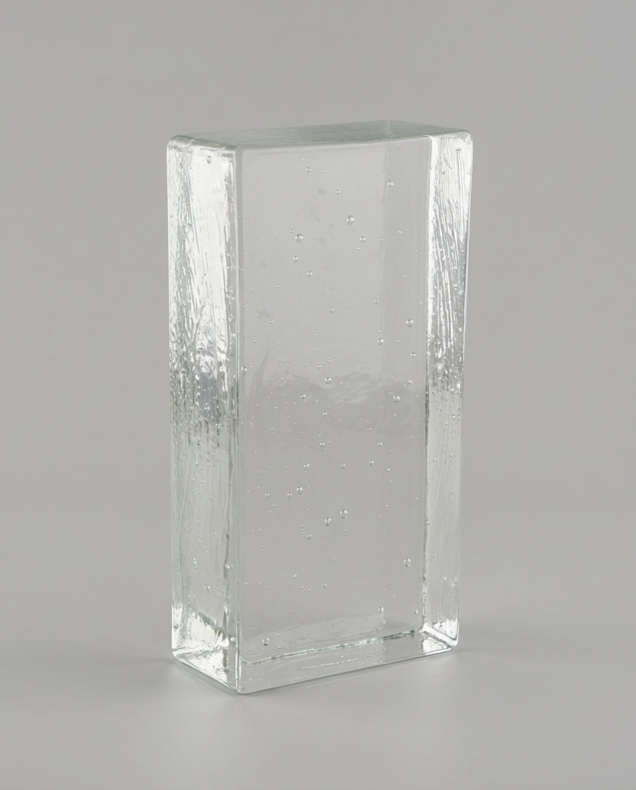 Solid Glass Brick – Bubbles