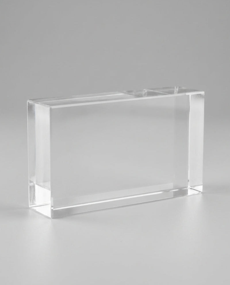 Solid Glass Brick – Crystal Clear