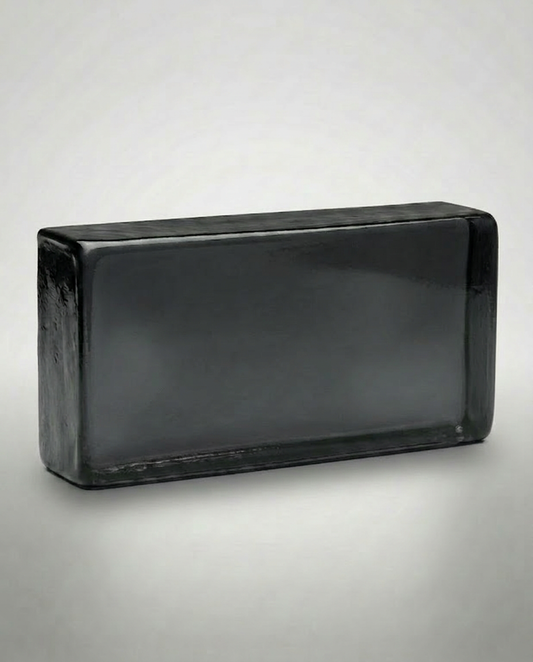 Solid Glass Brick – Transparent Grey