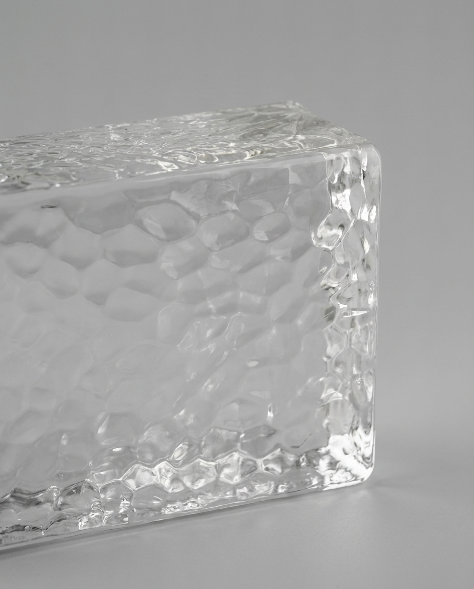 Solid Glass Brick – Honeycomb