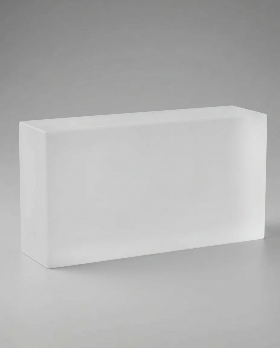 Solid Glass Brick – Square Matte