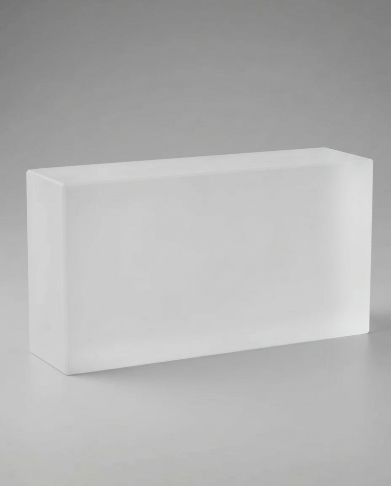 Solid Glass Brick – Square Matte