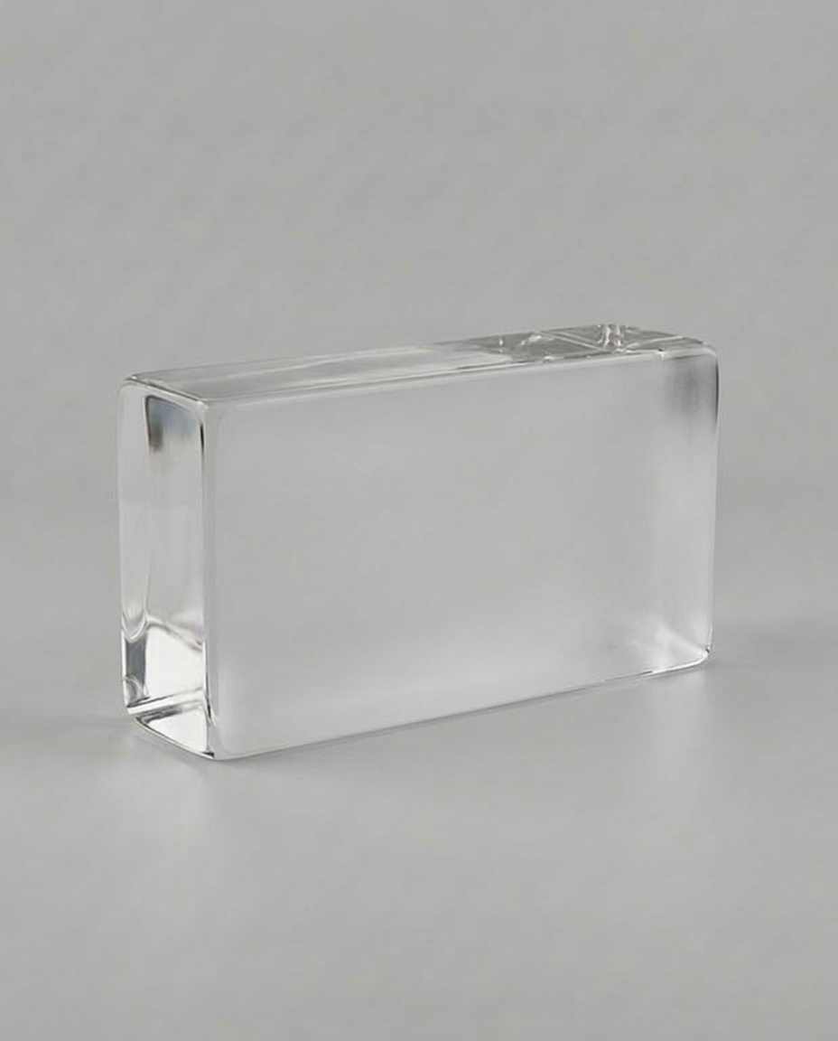 Solid Glass Brick – One Side Matte